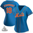 Women's New York Mets Darryl Strawberry #18 Alternate Blue Jersey, MLB Jersey