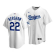 Men's Los Angeles Dodgers Clayton Kershaw #22 2020 World Series Champions White Replica Home Jersey , MLB Jersey