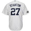 Giancarlo Stanton New York Yankees Majestic 2019 London Series Cool Base Player Jersey - White Navy , MLB Jersey