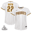 Youth San Diego Padres Juan Soto White Home Replica Player Jersey