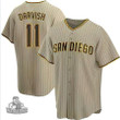 Men's San Diego Padres Yu Darvish Brown Player Jersey