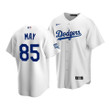 Men's  Los Angeles Dodgers Dustin May #85 2020 World Series Champions White Replica Home Jersey , MLB Jersey