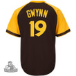 Men's San Diego Padres Tony Gwynn #19 Brown Big & Tall Road Cooperstown Collection Replica Player Jersey , MLB Jersey