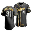 Men's Los Angeles Dodgers Joc Pederson #31 2020 World Series Champions Golden Limited  Jersey Black , MLB Jersey