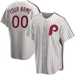 Replica Custom Youth Philadelphia Phillies White Home Cooperstown Collection Jersey