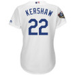 Clayton Kershaw Los Angeles Dodgers Majestic Women's 2018 World Series Cool Base Player Jersey - White , MLB Jersey