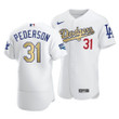 Los Angeles Dodgers Joc Pederson #31 2021 Gold Program Jersey , MLB Jersey