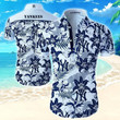 New York Yankees Hawaiian Shirt Summer Button Up Shirt For Men Beach Wear Short Sleeve Hawaii Shirt