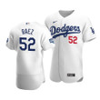 Men's Los Angeles Dodgers Pedro Baez #52 2020 World Series Champions  Home Jersey White , MLB Jersey
