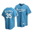 Men's  Los Angeles Dodgers Cody Bellinger #35 Cooperstown Collection Light Blue Alternate Jersey , MLB Jersey