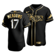Men's Tampa Bay Rays Austin Meadows #17 Gold Edition Black  Jersey , MLB Jersey