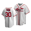 Men's  St. Louis Cardinals Tyler Webb #30 Cooperstown Collection White Home Jersey , MLB Jersey
