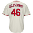 Paul Goldschmidt St. Louis Cardinals Majestic Alternate Official Cool Base Player Jersey - Cream , MLB Jersey
