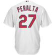 Jhonny Peralta St. Louis Cardinals Majestic Official Cool Base Player Jersey - White , MLB Jersey