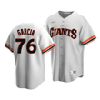 Men's San Francisco Giants Jarlin Garcia #76 Cooperstown Collection White Home Jersey , MLB Jersey