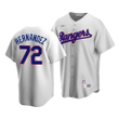 Men's Texas Rangers Jonathan Hernandez #72 Cooperstown Collection White Home Jersey , MLB Jersey