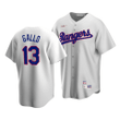 Men's Texas Rangers Joey Gallo #13 Cooperstown Collection White Home Jersey , MLB Jersey