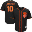 Men's Evan Longoria San Francisco Giants Majestic Alternate Cool Base Player Jersey - Black , MLB Jersey