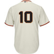 Evan Longoria San Francisco Giants Majestic Official Team Cool Base Player Jersey - Cream Color , MLB Jersey