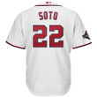 Men's Juan Soto Washington Nationals Majestic 2019 World Series Champions Home Big And Tall Cool Base Player Jersey - White , MLB Jersey