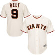 Brandon Belt San Francisco Giants Majestic Cool Base Player Jersey - Tan , MLB Jersey