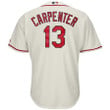 Men's Matt Carpenter St. Louis Cardinals Majestic Cool Base Player Jersey - Cream , MLB Jersey