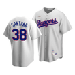 Men's Texas Rangers Danny Santana #38 Cooperstown Collection White Home Jersey , MLB Jersey