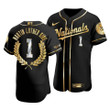 Men's  Washington Nationals Martin Luther King Black Special Golden Edition Jersey , MLB Jersey