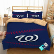 MLB Washington Nationals 3 Logo 3D Personalized Customized Bedding Sets Duvet Cover Bedroom Set Bedset Bedlinen