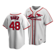 Men's  St. Louis Cardinals Harrison Bader #48 Cooperstown Collection White Home Jersey , MLB Jersey