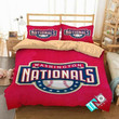MLB Washington Nationals 2 Logo 3D Personalized Customized Bedding Sets Duvet Cover Bedroom Set Bedset Bedlinen