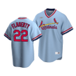 Men's  St. Louis Cardinals Jack Flaherty #22 Cooperstown Collection Light Blue Road Jersey , MLB Jersey