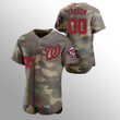 Men's Washington Nationals Custom 2021 Armed Forces Day Camo  Jersey