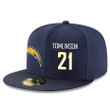 San Diego Chargers #21 LaDainian Tomlinson Snapback Cap NFL Player Navy Blue with White Number Stitched Hat