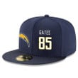San Diego Chargers #85 Antonio Gates Snapback Cap NFL Player Navy Blue with White Number Stitched Hat