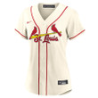 Women's St. Louis Cardinals  Alternate Custom Replica Jersey - Cream