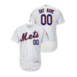 Youth's White New York Mets Custom #00 Home Flex Base Jersey