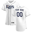 Youth's   Tampa Bay Rays White Home Custom Jersey