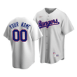 Youth's   Texas Rangers Custom #00 Cooperstown Collection White Home Jersey