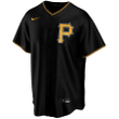 Youth's   Pittsburgh Pirates Black Alternate Replica Custom Jersey