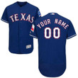 Youth's Texas Rangers Royal Blue Customized Flexbase Majestic Jersey