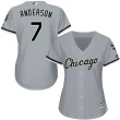 Women's Chicago White Sox Tim Anderson Road Replica Player Jersey - Grey