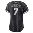 Woomen's Women's Chicago White Sox Tim Anderson Black City Connect Replica Player Jersey