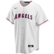 Men's  Los Angeles Angels Shohei Ohtani White Home Replica Player Name Jersey