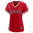 Women's Los Angeles Angels Shohei Ohtani Red Alternate Replica Player Name Jersey
