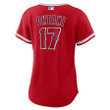 Women's Los Angeles Angels Shohei Ohtani Red Alternate Replica Player Name Jersey