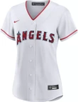 Women's  Los Angeles Angels Shohei Ohtani White Home Replica Player Name Jersey