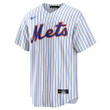 Men's New York Mets Francisco Lindor White Home Replica Player Jersey