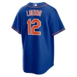 Youth's New York Mets Francisco Lindor Royal Alternate Replica Player Jersey