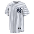 Men's New York Yankees Aaron Judge White Home Replica Player Name Jersey